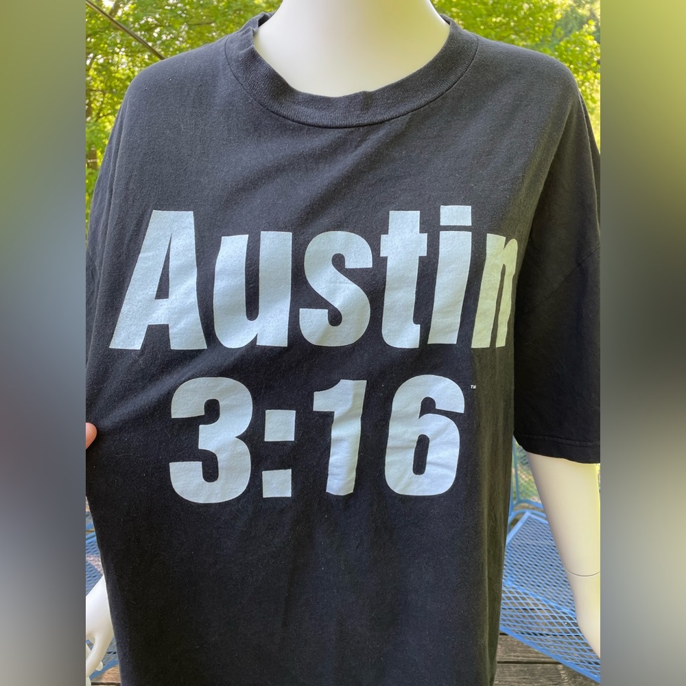 Rare Vintage Stone Cold Steve Austin 3:16 Shirt Wwf W… - Gem